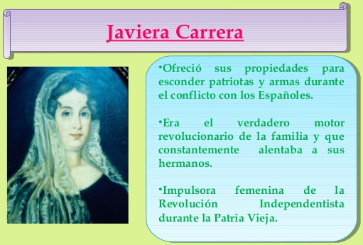 Mujeres de la Independencia – Belleza y dominio de Ana María Cotapos y Francisca Javiera Carrera. | José Miguel Carrera Verdugo
